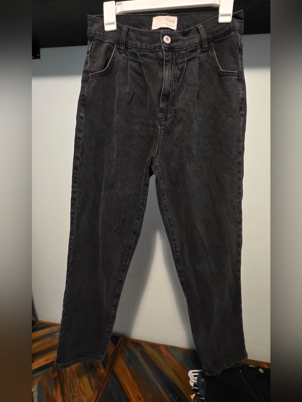 Current/Elliott Gravity Pleated Skinny Jeans